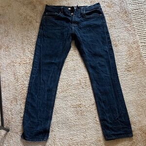Men's “Unbranded” Dark Wash Selvidge Jeans, Size 32, inseam 31